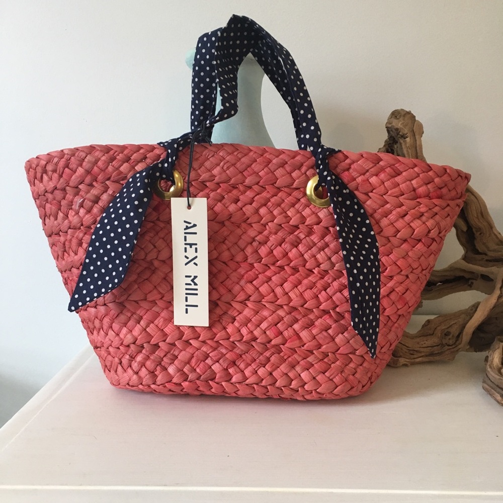 Alex Mill Straw Basket Bag